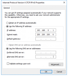 internet protocol properties